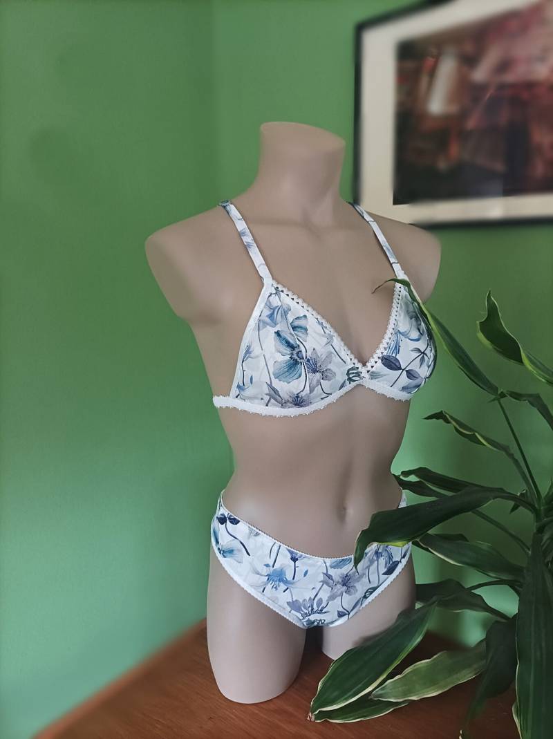 Bio Baumwolle Bh & 2x String von GreenLifeMCR