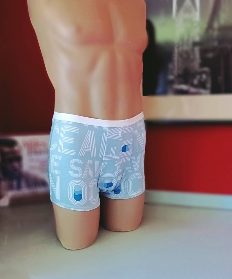 Bio Baumwolle Short Man "Save The Ocean" Bio Baumwolle Short Man "Save The Ocean" von GreenLifeMCR