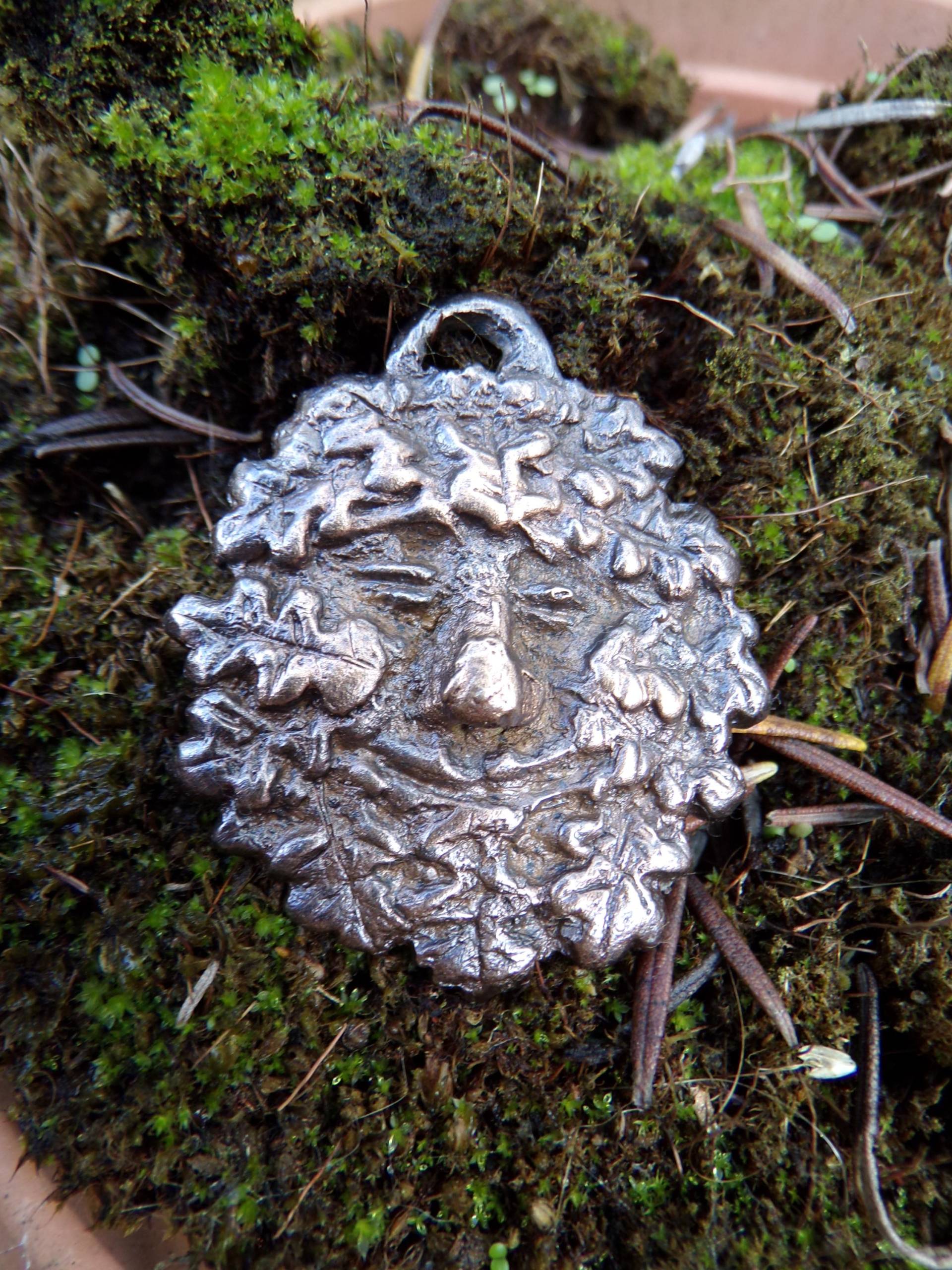 Green Man Bronze Anhänger Green Man Bronze Anhänger von GreenManJewellery
