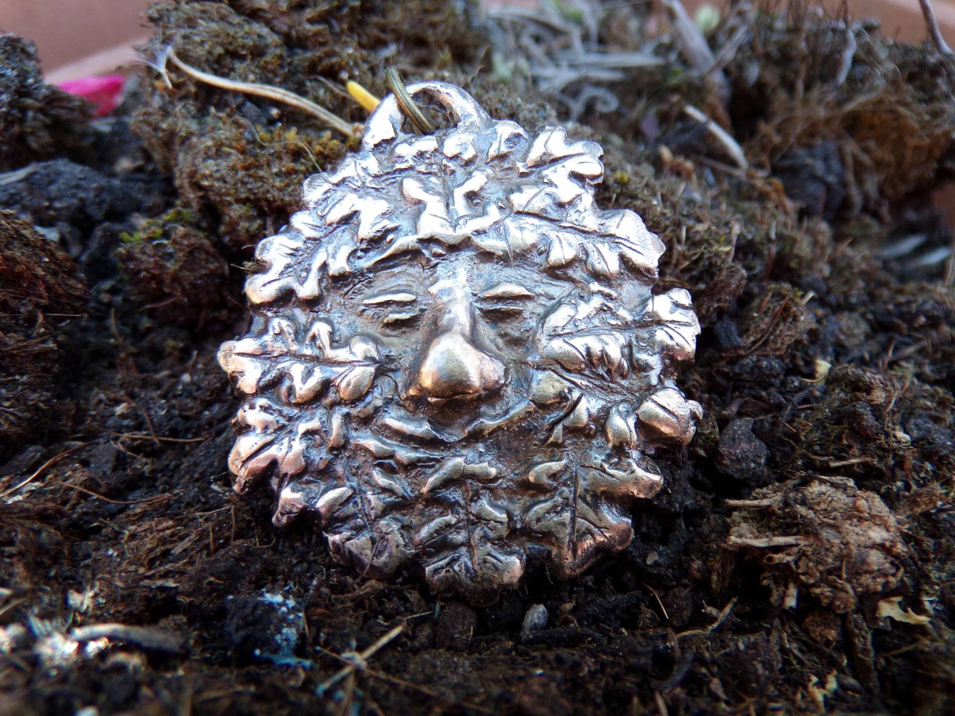 Green Man Bronze Anhänger Green Man Bronze Anhänger von GreenManJewellery