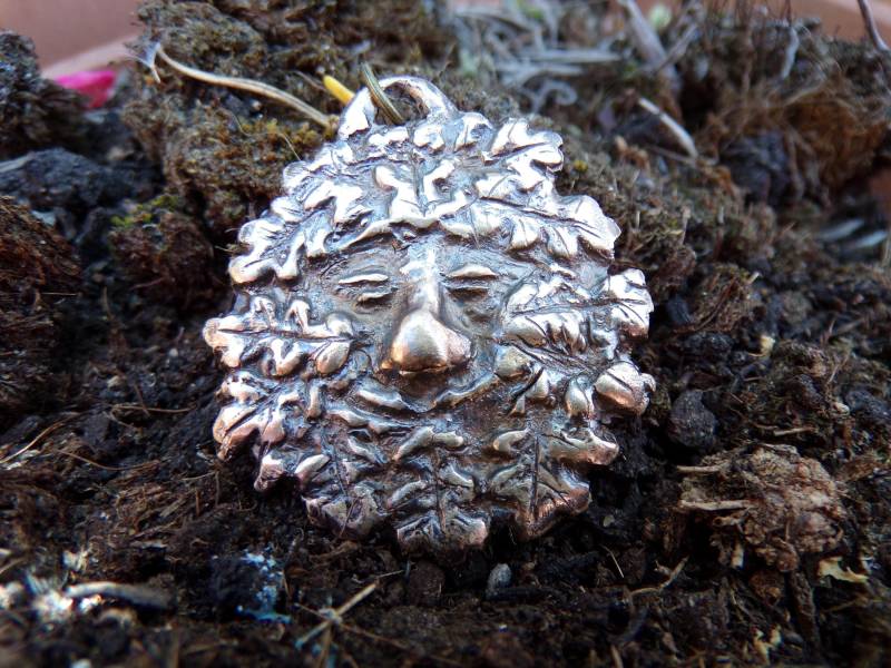 Green Man Bronze Anhänger Green Man Bronze Anhänger von GreenManJewellery
