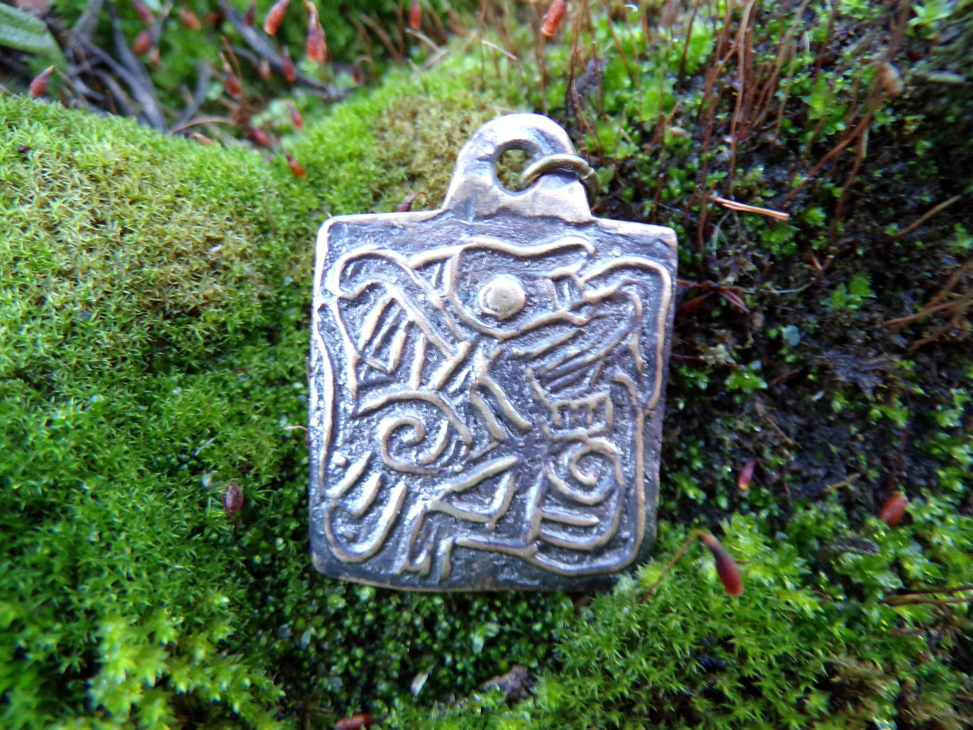 Wikinger Tier Bronze Anhänger Wikinger Tier Bronze Anhänger von GreenManJewellery