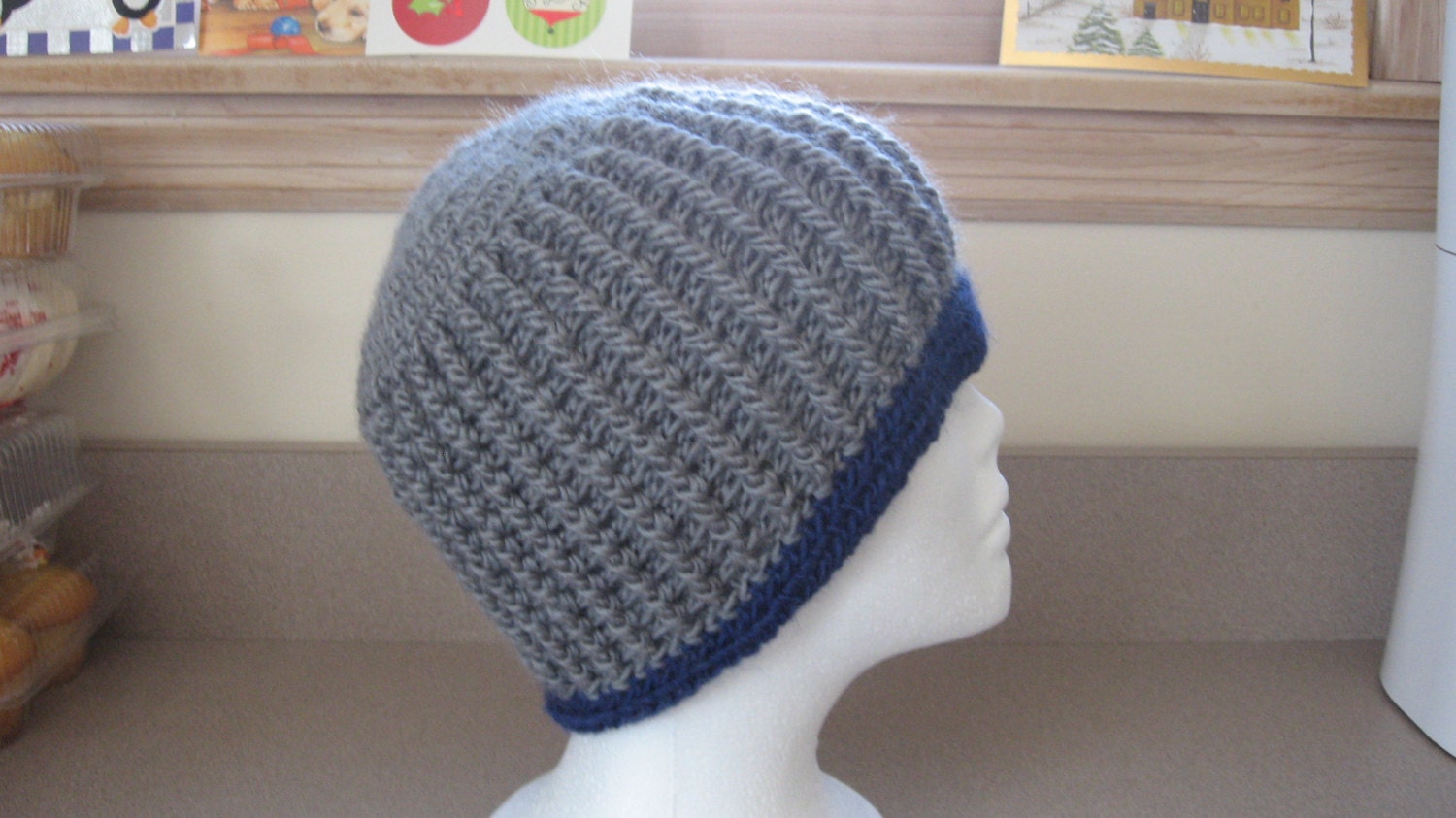 Gerippte Männer Mütze Für Den Winter von GreenOwlCrochet