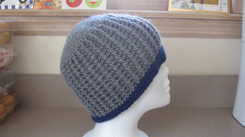 Gerippte Männer Mütze Für Den Winter von GreenOwlCrochet