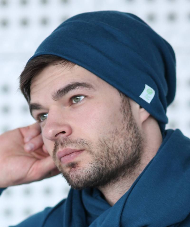 Unisex 100% Merinowolle Slouchy Outdoor-Mütze Gut Für Winter/Frühling/Herbst Herren & Damen Nachhaltige Accessoires von GreenRoseClothes