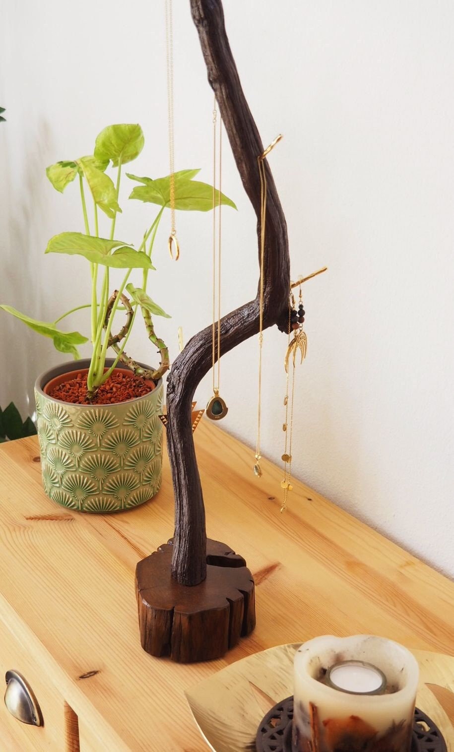 Schmuckast, Schmuckständer, Ringbaum, Eiche #sa04 Schmuckast, Schmuckständer, Ringbaum, Eiche #sa04 von GreenWoodKunstShop