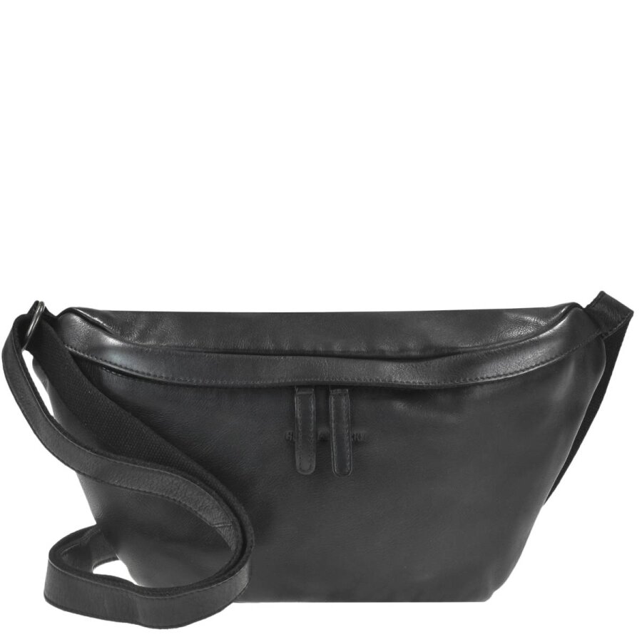 Crossbody Boom Bag Leder "Colombiana" schwarz Crossbody Boom Bag Leder "Colombiana" schwarz von Greenburry
