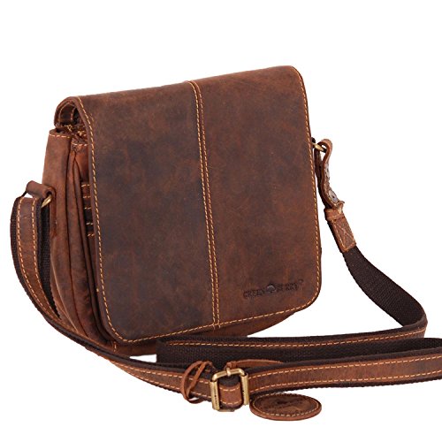 Greenburry 1724-25 VINTAGE Leder Umhängetasche | Handarbeit von Greenburry