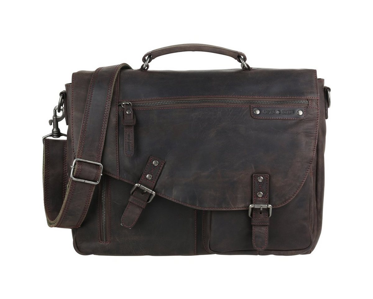 Greenburry Aktentasche Vintage Revival Leder Aktentasche Laptoptasche 1940-22 von Greenburry