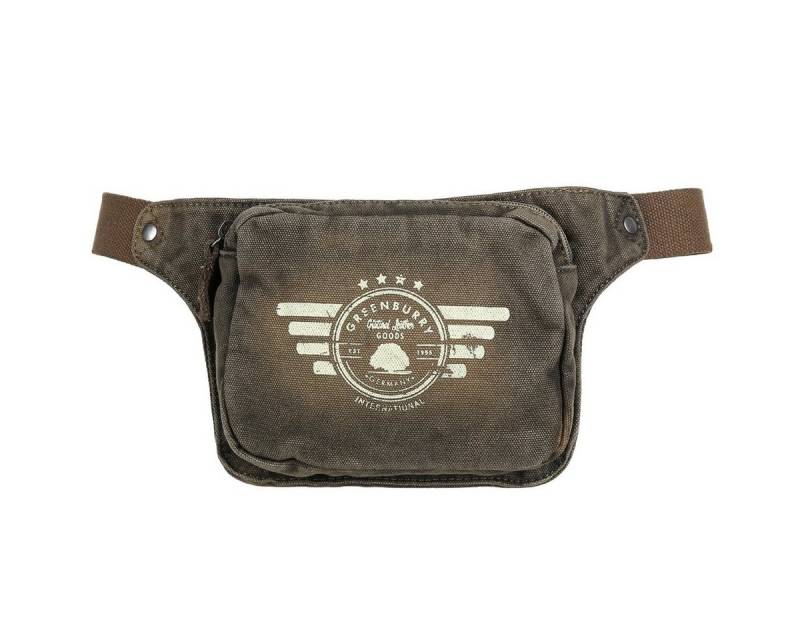 Greenburry Bauchtasche Vintage Aviator Gürteltasche Bauchtasche Hüfttasche 5906 von Greenburry