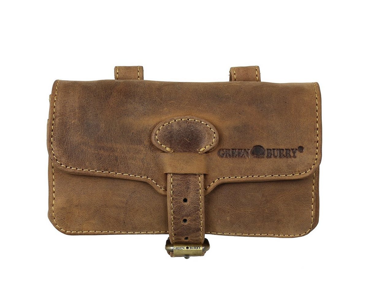 Greenburry Bauchtasche Vintage Leder Gürteltasche Hüfttasche 1755M-25 von Greenburry