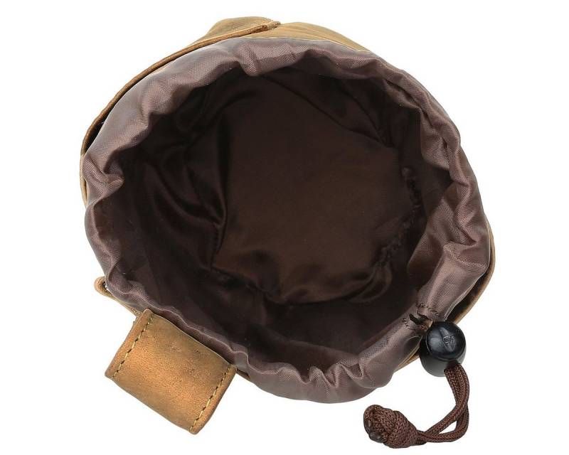 Greenburry Brustbeutel Vintage Leder Leckerlibeutel Futtertasche Futterbeutel 1604-25 von Greenburry