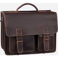 Greenburry - Buffalo 1128 Mappe XXL Brown - Aktentasche  , 27 l von Greenburry