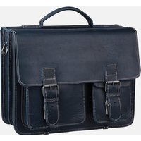 Greenburry - Buffalo 1128 Mappe XXL Dark Navy - Aktentasche  , 27 l von Greenburry