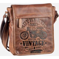 Greenburry  - Cafe Racer 0830 Antikbraun - Umhängetasche  , 6.9 l von Greenburry