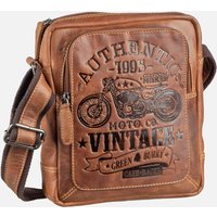 Greenburry  - Cafe Racer 0832 Antikbraun - Umhängetasche  , 4.2 l von Greenburry