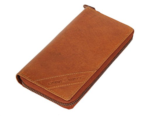 Greenburry Expedition Damengeldbörse cognac, Leder, querformat von Greenburry