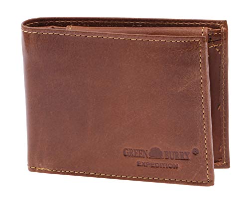Greenburry Expedition Geldbörse Leder I Herren Geldbeutel Querformat von Greenburry