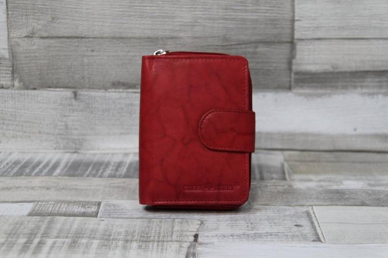 Greenburry Geldbörse Greenburry Basic Reißverschluss-Damenkombi RFID red von Greenburry