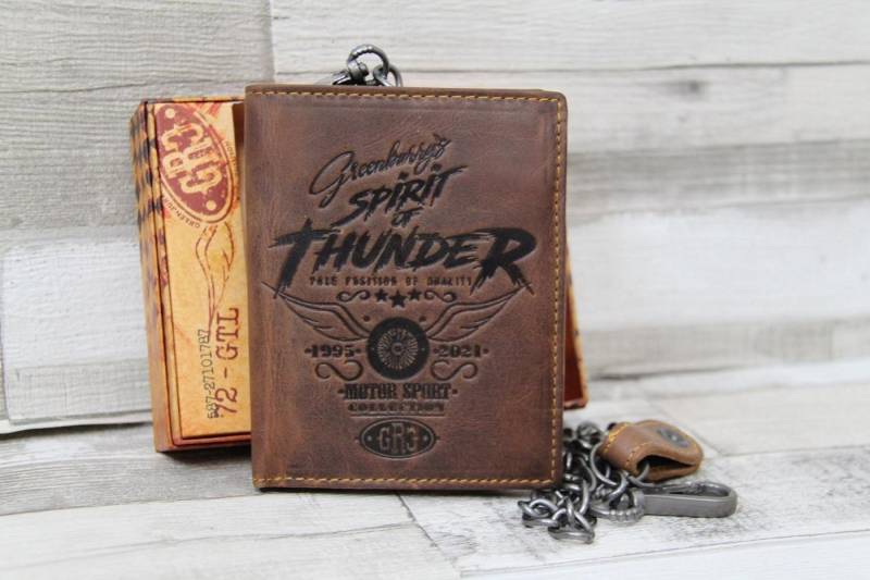 Greenburry Geldbörse Greenburry Racing Collection Bristol Hochformat mit Kette von Greenburry