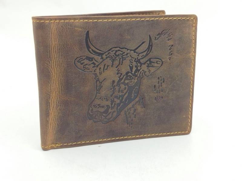 Greenburry Geldbörse Greenburry Vintage Scheintasche Kuhkopf Motiv von Greenburry