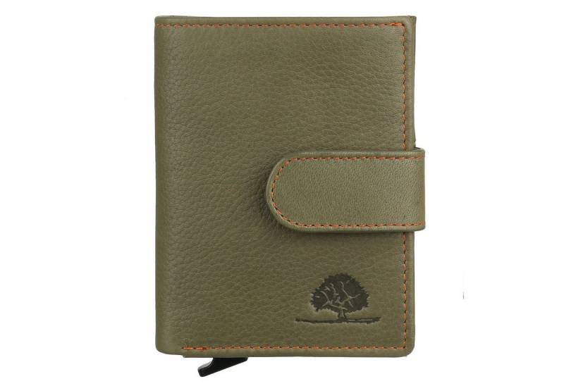 Greenburry Geldbörse RFID Leder Card-Slider Coin Kings Nappa Kartenetui 1150 von Greenburry