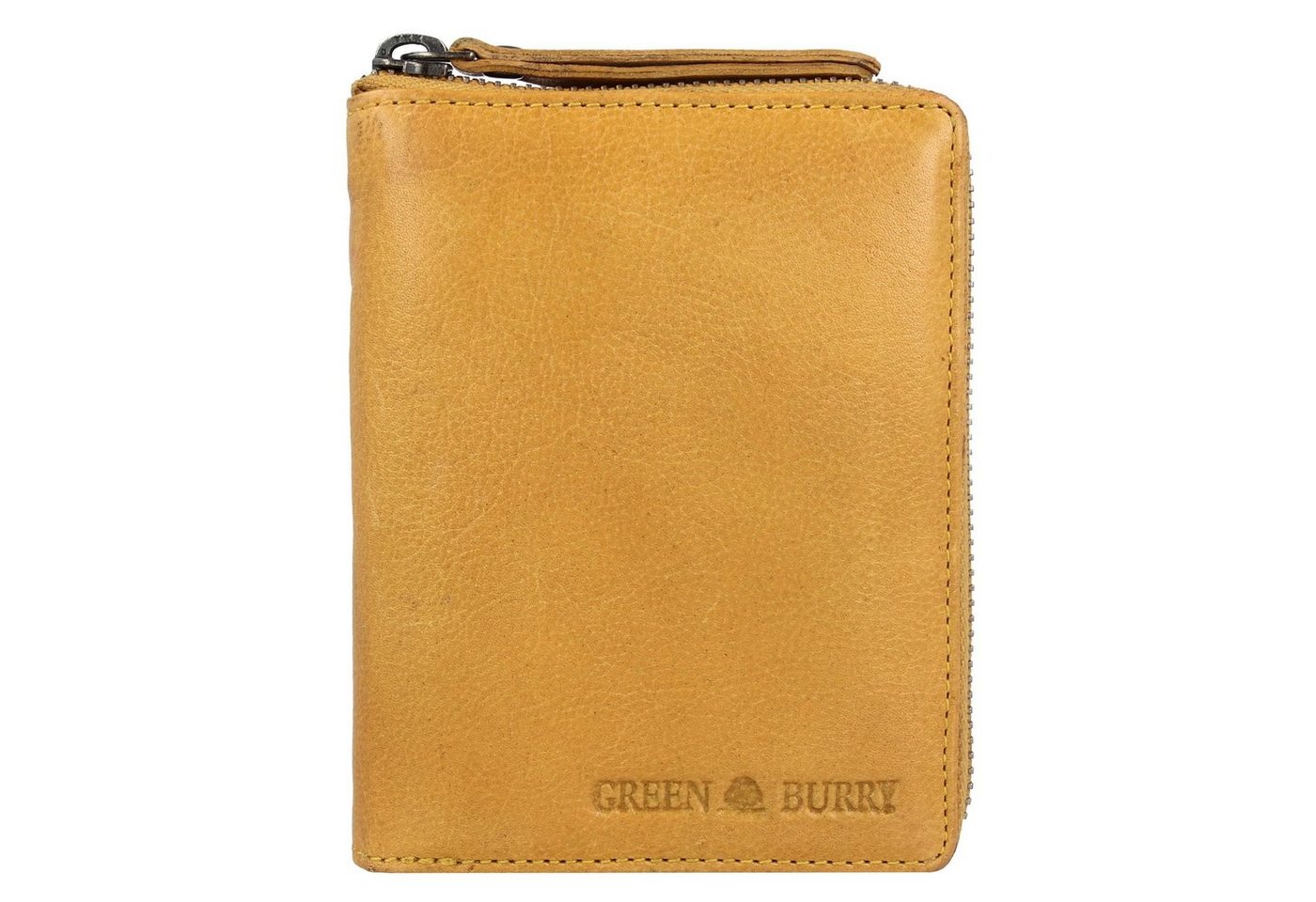 Greenburry Geldbörse Soft Washed, Leder von Greenburry