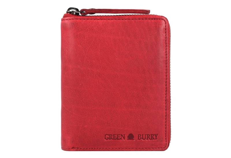 Greenburry Geldbörse Soft Washed, Leder von Greenburry