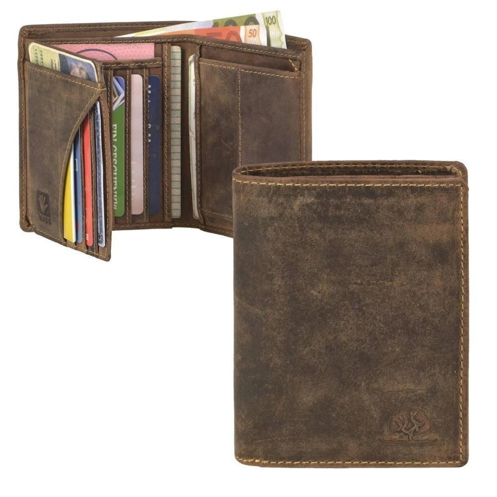 Greenburry Geldbörse Vintage, Lederbörse, Herrenbörse, Portemonnaie von Greenburry