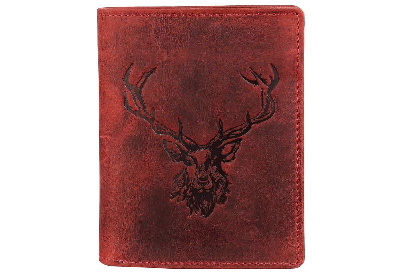 Greenburry Geldbörse Vintage Leder Geldbörse Portemonnaie 1701-RS von Greenburry