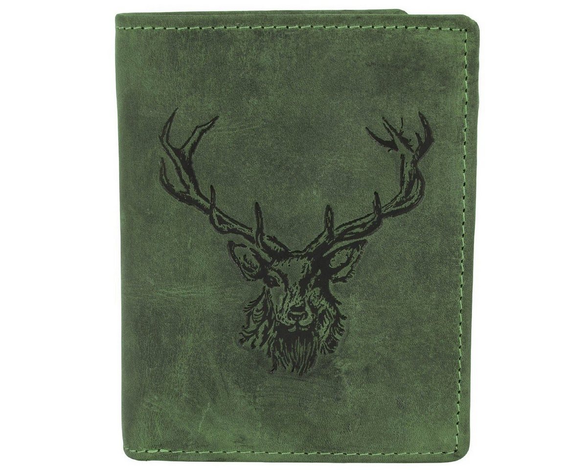 Greenburry Geldbörse Vintage Leder Geldbörse Portemonnaie 1701-RS von Greenburry