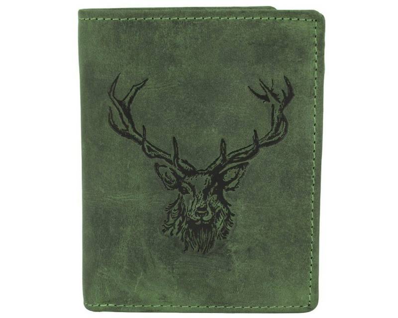 Greenburry Geldbörse Vintage Leder Geldbörse Portemonnaie 1701-RS von Greenburry