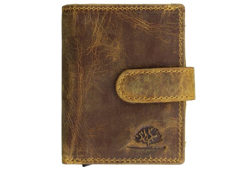 Greenburry Geldbörse Vintage RFID Leder Card-Slider Kartenetui 1686-RFID von Greenburry