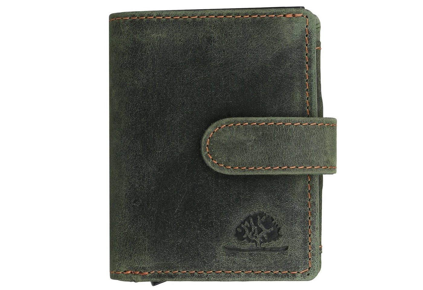 Greenburry Geldbörse Vintage RFID Leder Card-Slider Kartenetui 1686-RFID von Greenburry