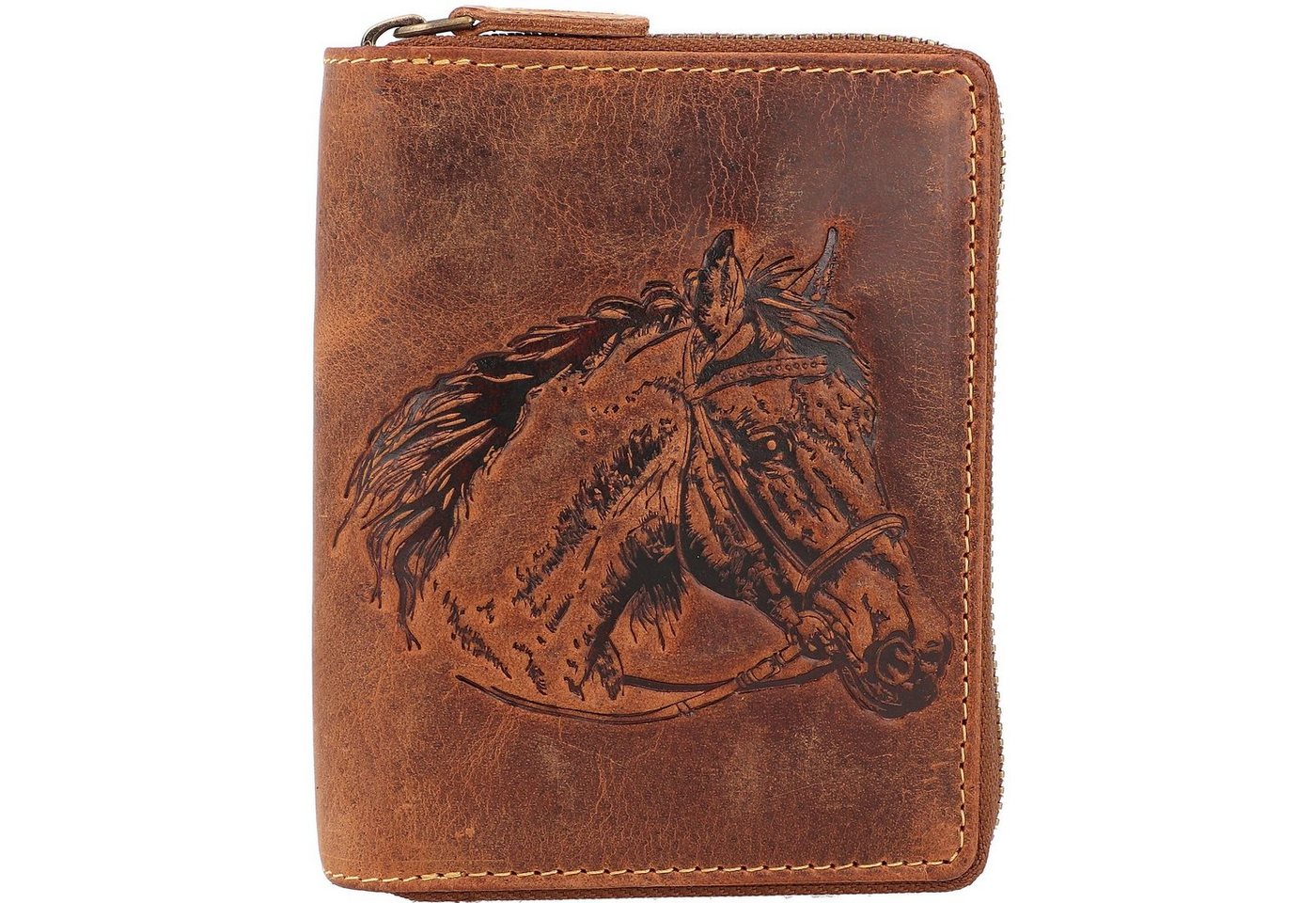 Greenburry Geldbörse Vintage, Leder von Greenburry