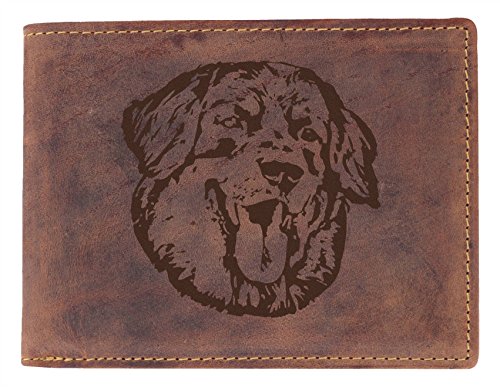 Greenburry Geldbörse mit Hovawart Motiv Braun von Greenburry