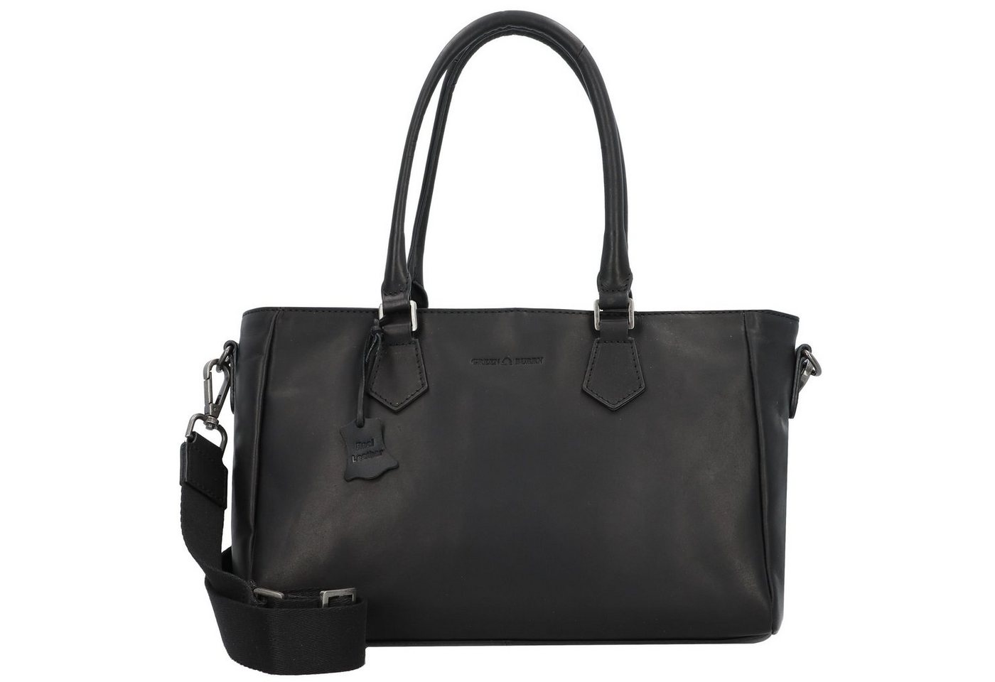 Greenburry Henkeltasche Pure Black, Leder Greenburry Henkeltasche Pure Black, Leder von Greenburry