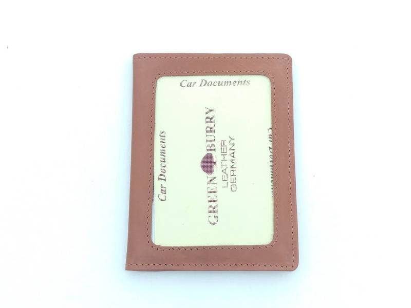 Greenburry Kartenetui Basic Ausweismappe cognac von Greenburry