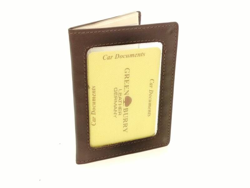 Greenburry Kartenetui SN Basic Ausweismappe braun von Greenburry