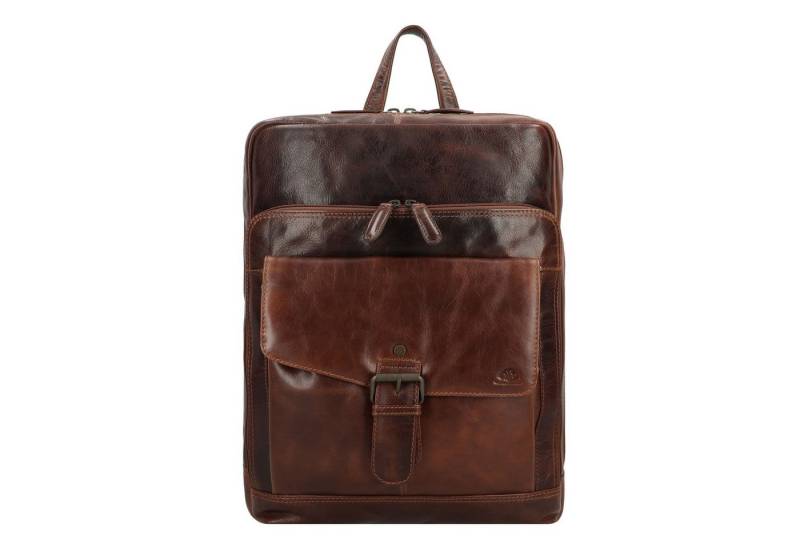 Greenburry Laptoprucksack Rugged, Leder von Greenburry