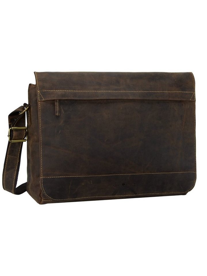 Greenburry Laptoptasche Vintage XXL Tasche, Messenger Bag von Greenburry