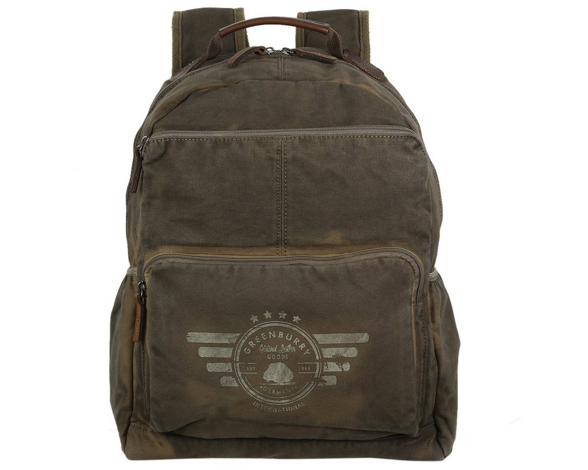 Greenburry Rucksack Aviator RV-BackPack XL Canvas Rucksack 5908 von Greenburry