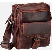 Greenburry - Rugged Shoulderbag M Teak Brown - Umhängetasche  , von Greenburry