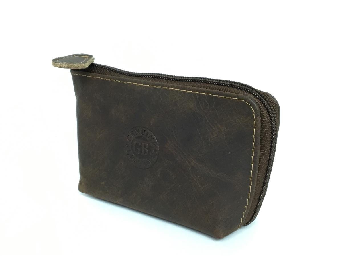 Greenburry Schlüsseltasche Greenburry Vintage Schlüßeltrasche Dual, Leder, mit breitem Boden von Greenburry