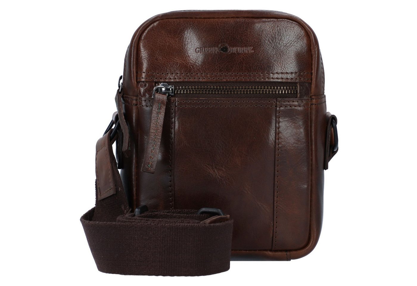 Greenburry Schultertasche Newport, Leder von Greenburry