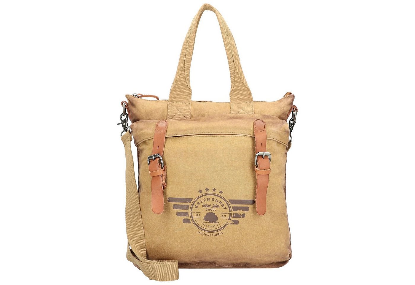 Greenburry Schultertasche Vintage Aviator, Canvas von Greenburry