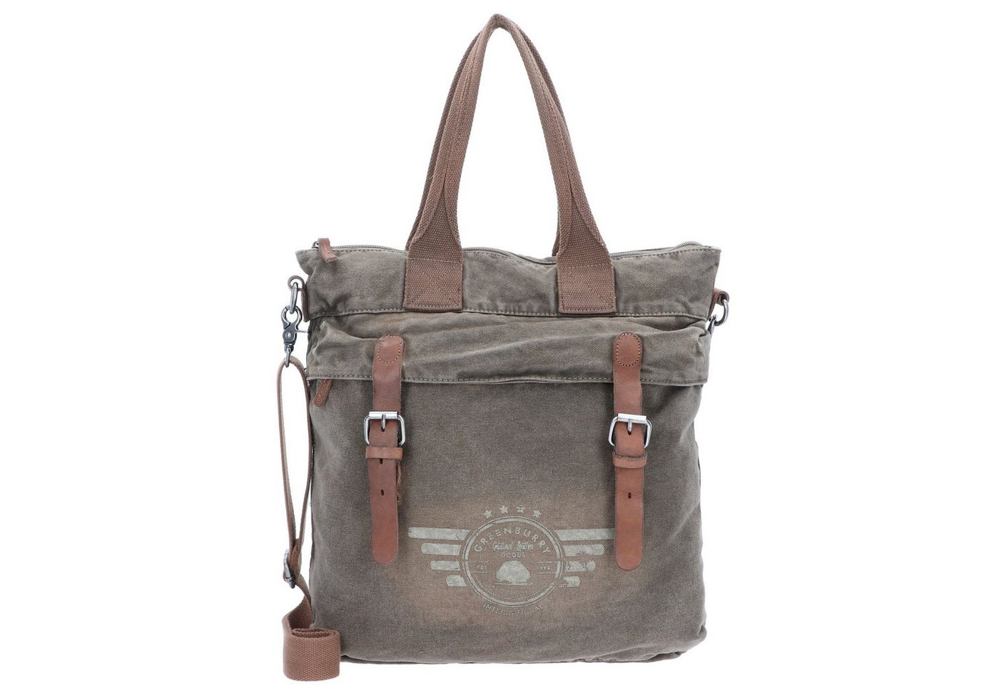 Greenburry Schultertasche Vintage Aviator, Canvas von Greenburry