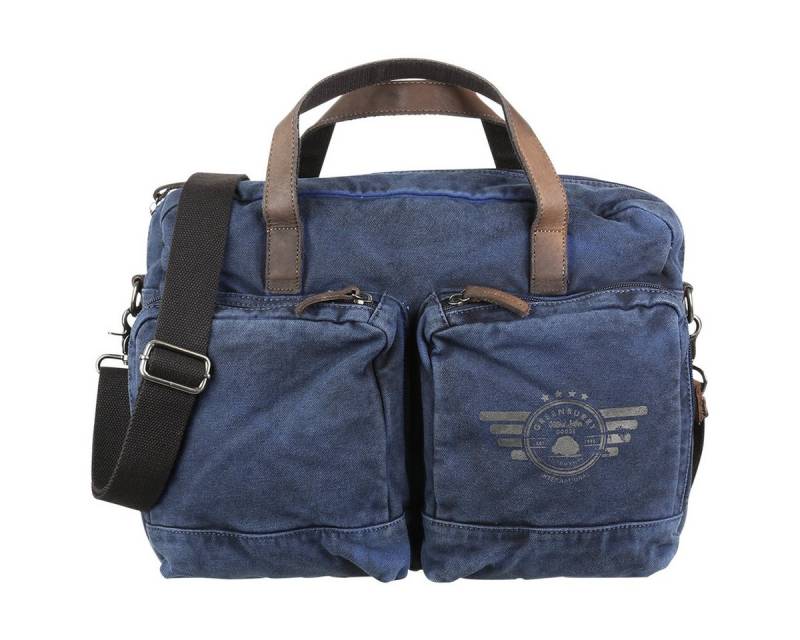 Greenburry Umhängetasche Aviator Businiss Bag blue Schultertasche Umhängetasche 5893 von Greenburry