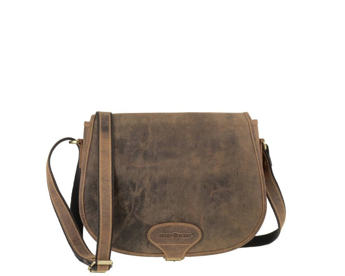 Greenburry Umhängetasche Vintage" Leder, Jagdtasche, Ledertasche, Damentasche, Handtasche 30x25cm" von Greenburry