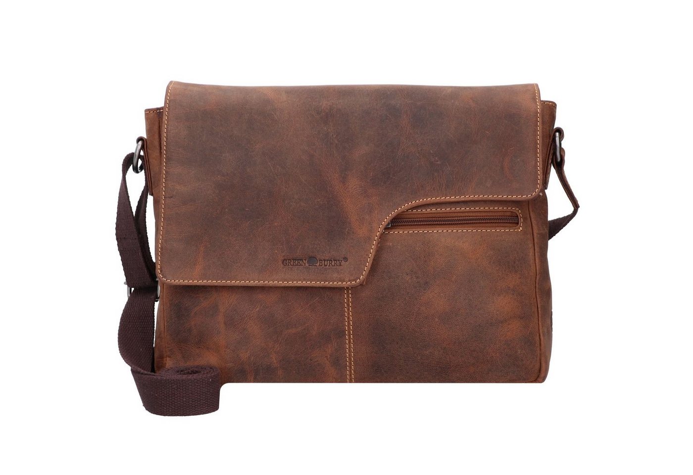 Greenburry Umhängetasche Vintage, Leder von Greenburry